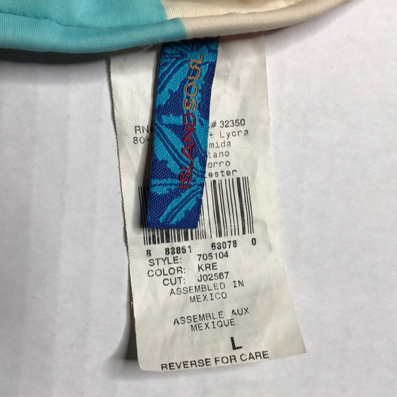 Color Blocked String Bikini Top - Picture 5 of 5